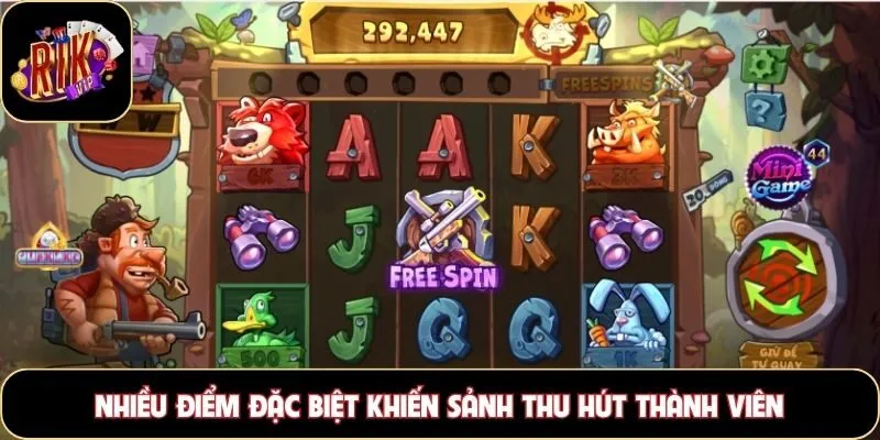 Nhiều điểm đặc biệt khiến sảnh thu hút thành viên